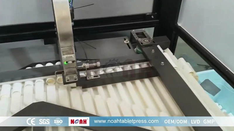 Автоматическая машина для розлива и укупорки таблеток в тюбики NTF-600 | NOAH