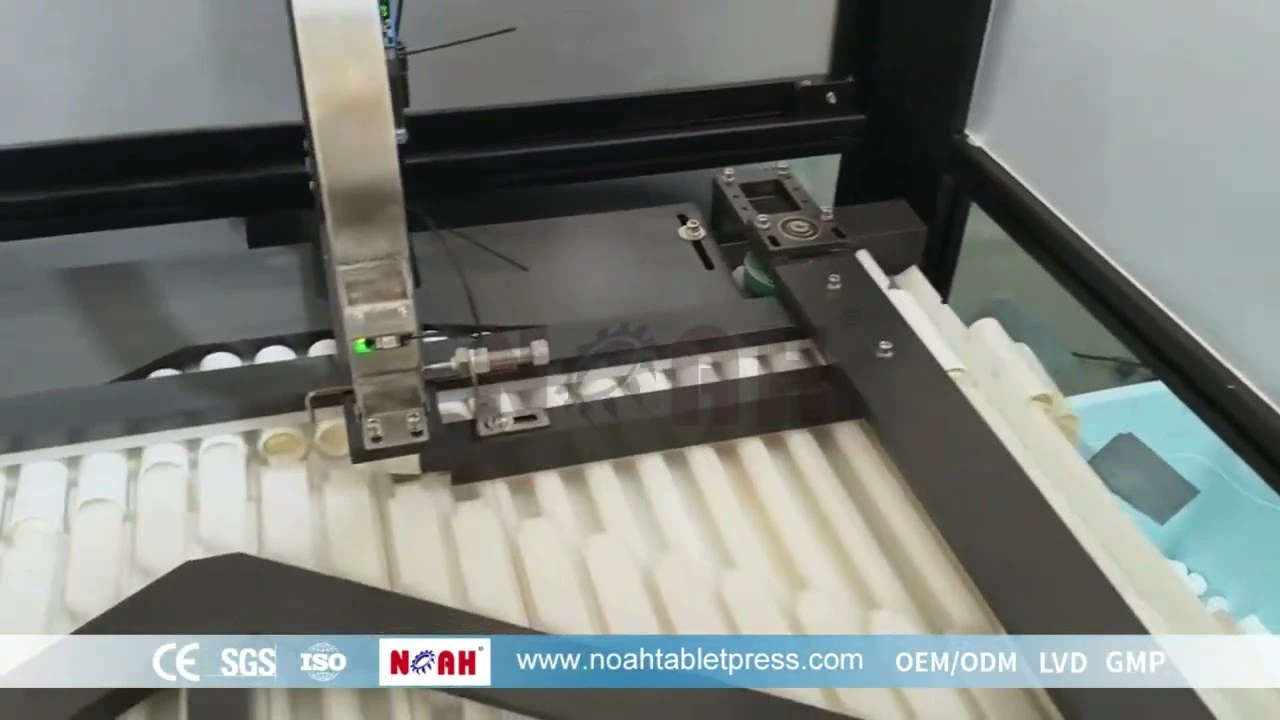 Автоматическая машина для розлива и укупорки таблеток в тюбики NTF-600